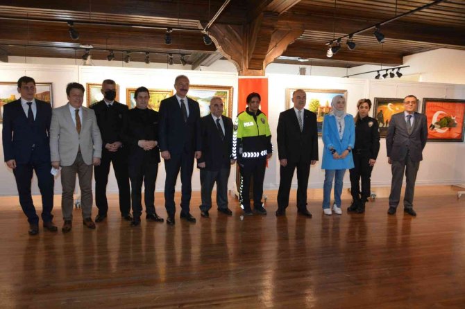 Polislerden Resim Ve Çini İşlemeciliği Sergisi