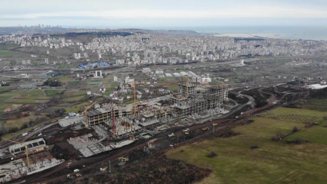 1 Milyarı Aşkın Bedelli Samsun Şehir Hastanesi’nin Yüzde 23’ü Tamamlandı