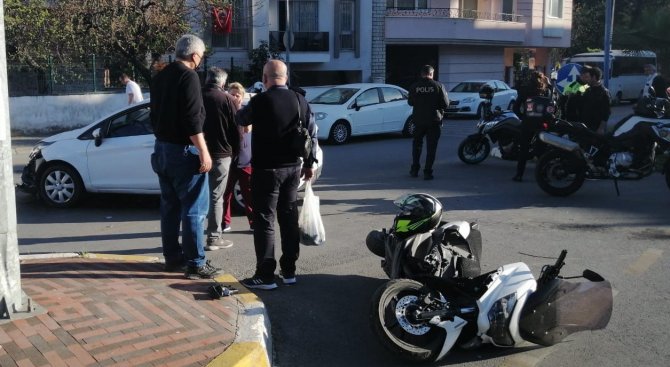 Aydın’da Motosiklet İle Otomobil Çarpıştı: 1 Yaralı