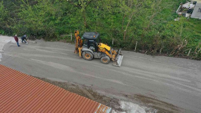 Bafra’da Yol Sorunları Çözülüyor
