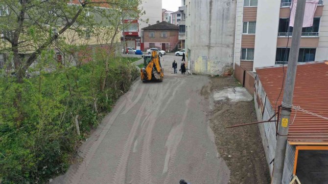 Bafra’da Yol Sorunları Çözülüyor