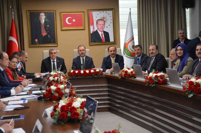 Bakan Muharrem Kasapoğlu İl Değerlendirme Toplantısına Katıldı