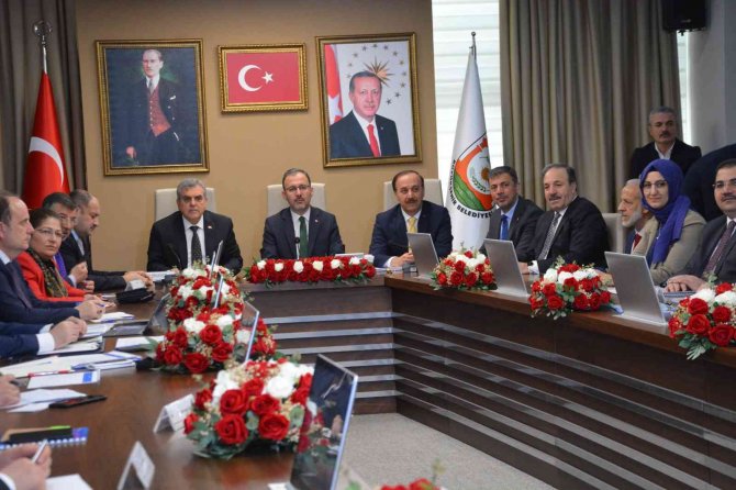 Bakan Muharrem Kasapoğlu İl Değerlendirme Toplantısına Katıldı