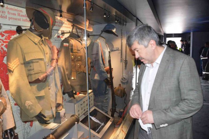 Çanakkale Savaşları Mobil Müze Tırı Gediz’de