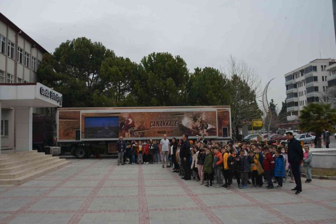 Çanakkale Savaşları Mobil Müze Tırı Gediz’de