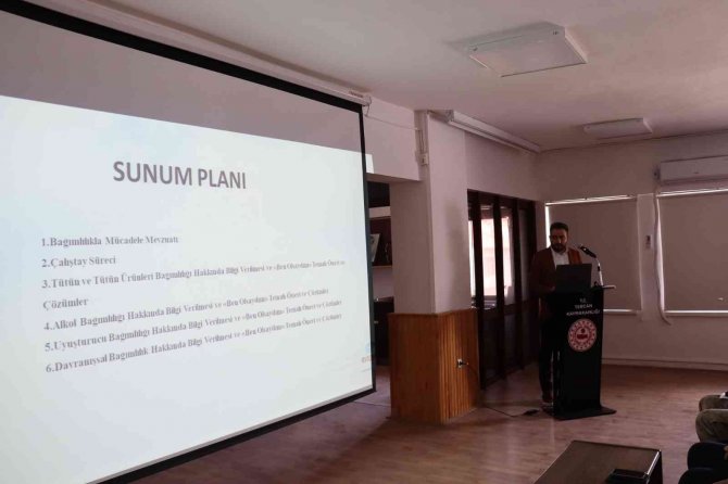 Tercan’da "Bağımlılıkla Mücadele Çalıştayı" Başladı