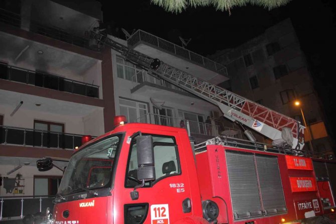 Söke’de Ev Yangını Korkuttu