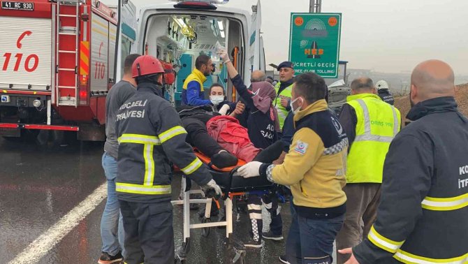 Kuzey Marmara Otoyolunda Otomobil Yoldan Çıktı: 3’ü Ağır, 4 Yaralı