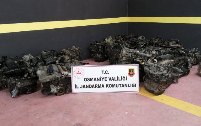 Osmaniye’de 2 Milyonluk Motor Bloğu Operasyonu