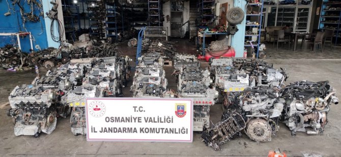 Osmaniye’de 2 Milyonluk Motor Bloğu Operasyonu