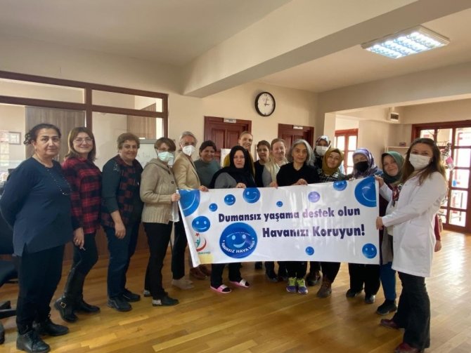 ’Tütünle Mücadele’ Eğitimi Verildi