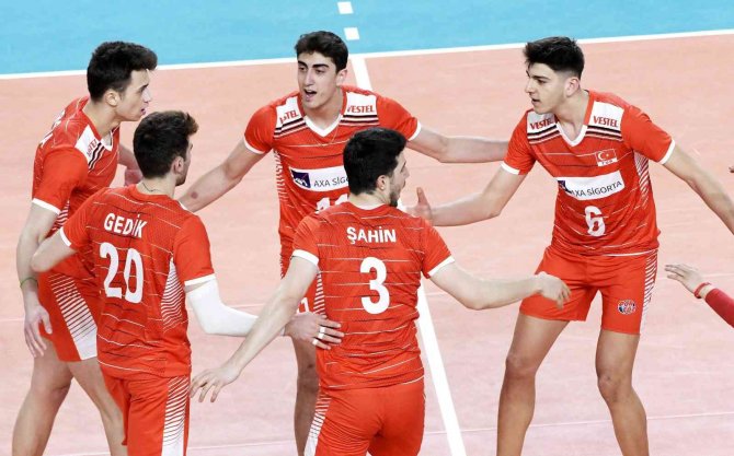 2022 Cev U20 Avrupa Şampiyonası: Türkiye: 3 - Ukrayna: 1