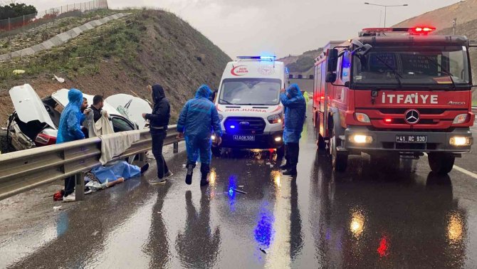 Kuzey Marmara Otoyolunda Otomobil Yoldan Çıktı: 3’ü Ağır, 4 Yaralı