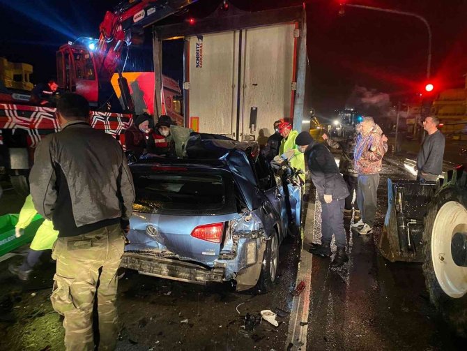 İ̇kazlara Kulak Asmayan Sürücüler Ocak Söndürdü