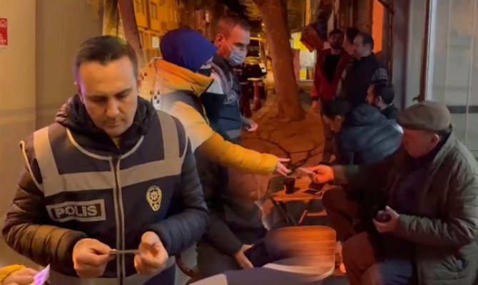 Edirne Emniyeti’nden Kıraathanelerde Asayiş Uygulaması