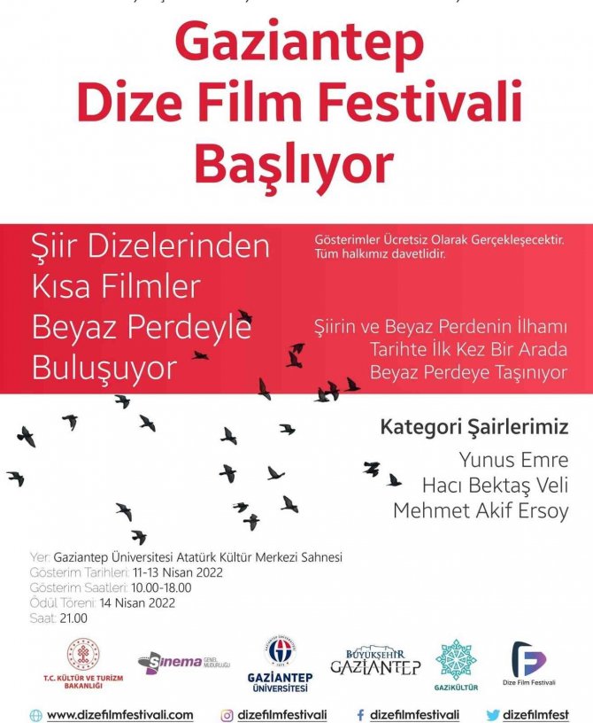 “Gaziantep Dize Film Festivali” Başlıyor