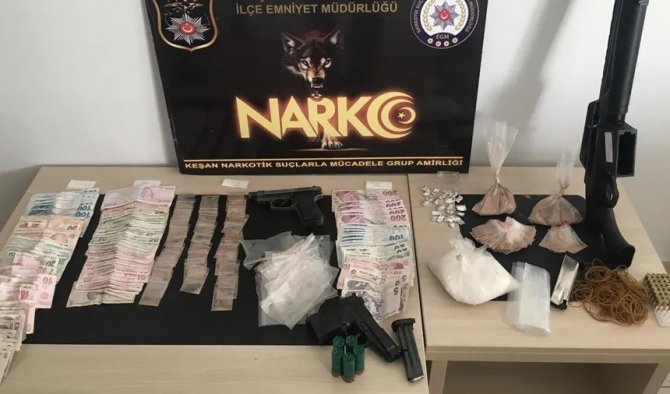 Keşan’da Eş Zamanlı Uyuşturucu Operasyonunda 11 Tutuklama