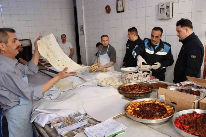 Şanlıurfa’da Ekmek Fırınlarına Zabıta Denetimi