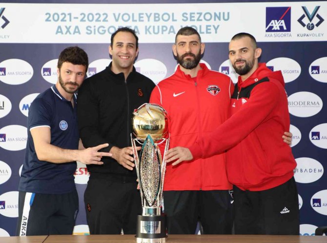 Axa Sigorta Kupa Voley Erkekler Final Etabı Basın Toplantısı Gerçekleşti