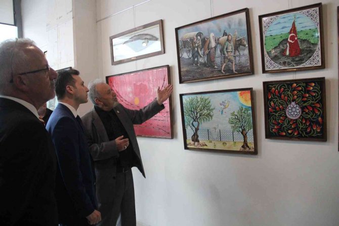 Kütahya’da 46 Sanatçının 86 Eseri Sanatseverlerin Beğenisine Sunuldu