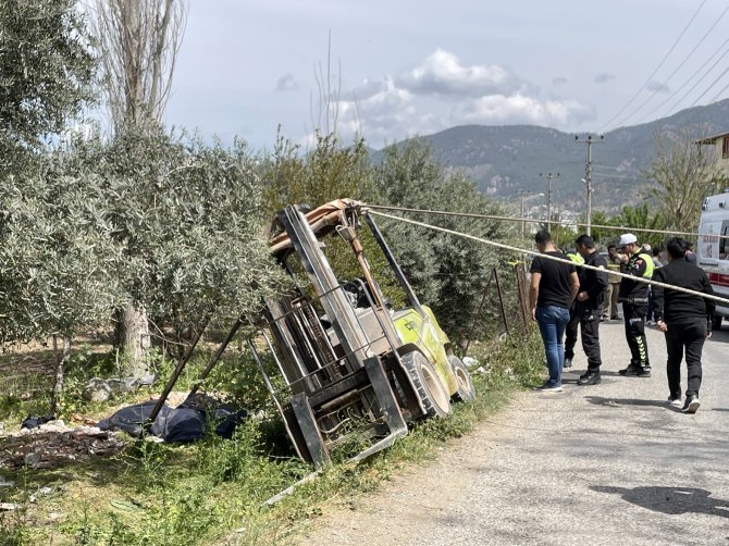 Fethiye’de Devrilen Forkliftin Operatörü Hayatını Kaybetti