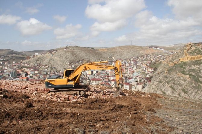 Bamsı Beyrek Seyir Terası İçin İlk Kazma Vuruldu