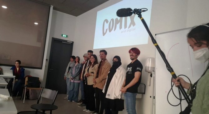 Dpü Comix&digital Ekibi Fransa’daki Atölye Çalışmalarına Katıldı