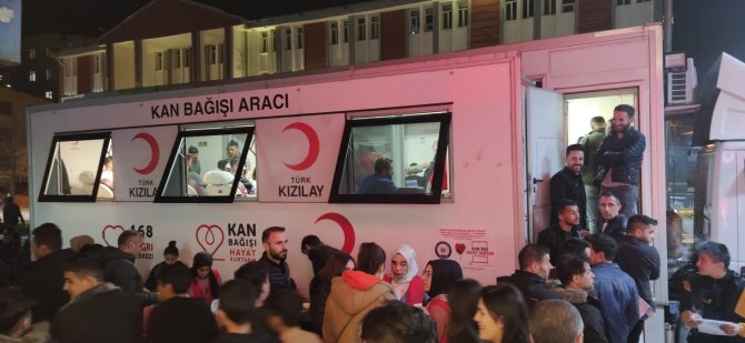 Hakkari’de Kan Bağışı Kampanyası