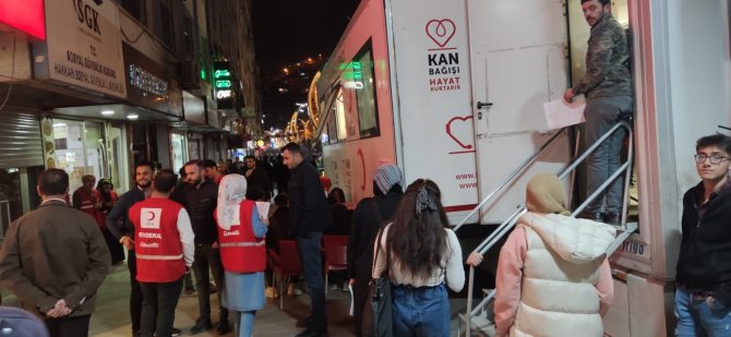 Hakkari’de Kan Bağışı Kampanyası