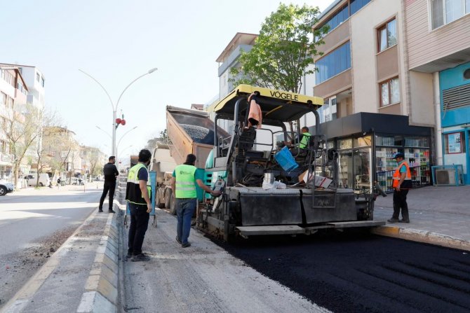 Akşemsettin Caddesi Asfaltlandı