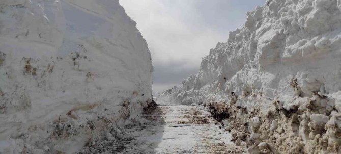 Şırnak’ta Kar Kalınlığı Nisan Ayında 5 Metreyi Buldu
