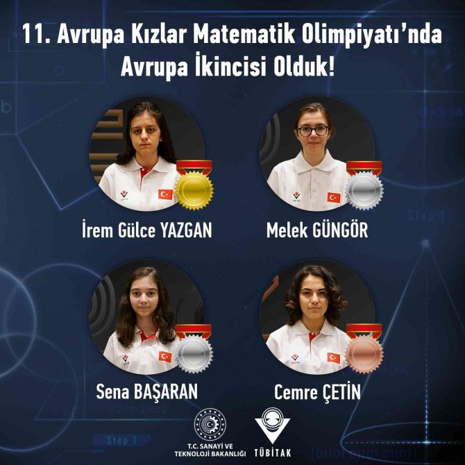 Avrupa Kızlar Matematik Olimpiyatı’nda Tarihi Başarı