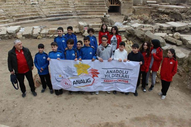Sporcular Antik Kenti İnceledi