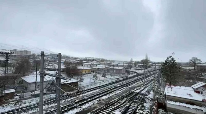 Niğde’de Nisan’da Kar Sürprizi