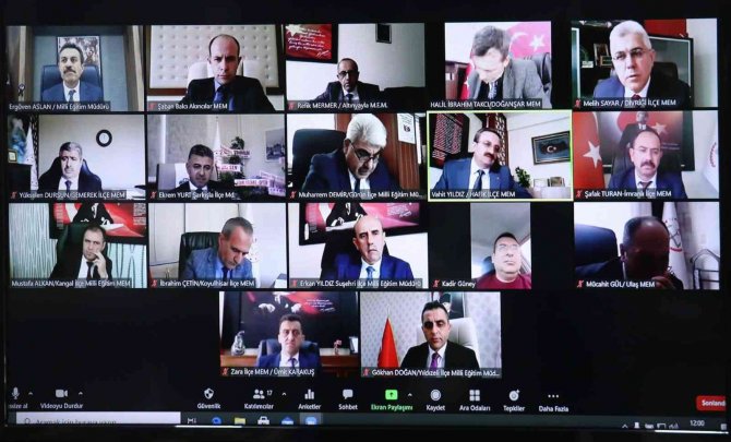 Çalışmalar Online Toplantıda Ele Alındı