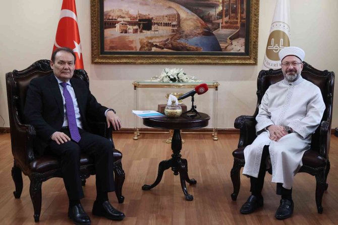 Türk Devletleri Teşkilatı Genel Sekreteri Amreyev’den Diyanet’e Ziyaret