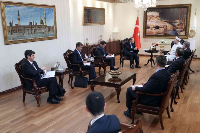 Türk Devletleri Teşkilatı Genel Sekreteri Amreyev’den Diyanet’e Ziyaret