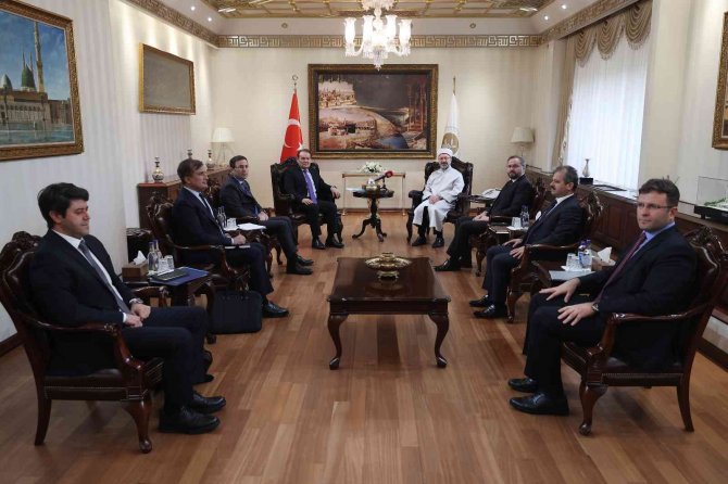 Türk Devletleri Teşkilatı Genel Sekreteri Amreyev’den Diyanet’e Ziyaret