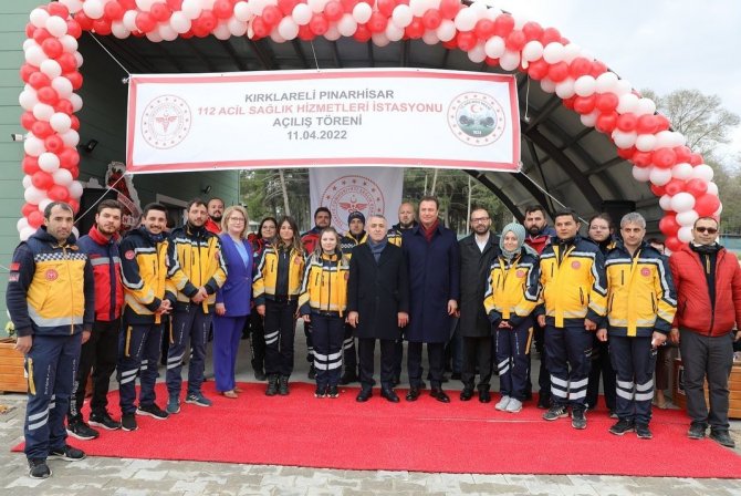 Pınarhisar’da 112 Acil Sağlık Hizmetleri İ̇stasyonu Açıldı
