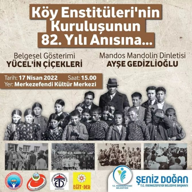 Köy Enstitüleri’nin Kuruluşunun 82. Yılı Anısına Belgesel Gösterimi Ve Müzik Dinletisi