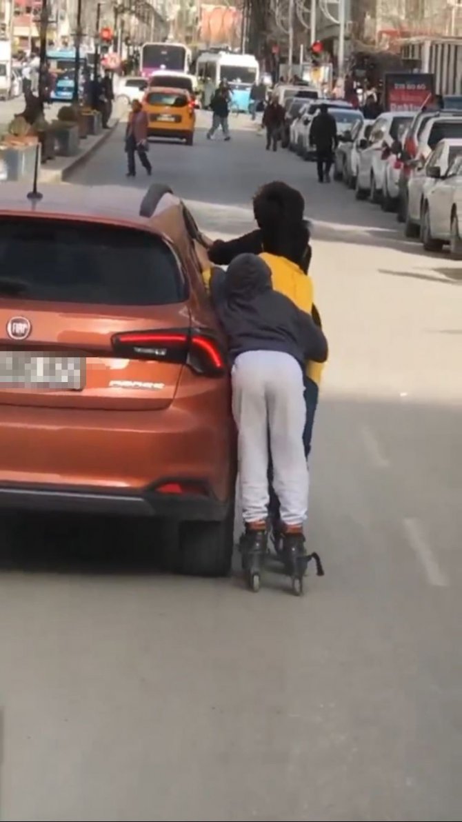 Patenli Çocukların Tehlikeli Yolculuğu Kamerada