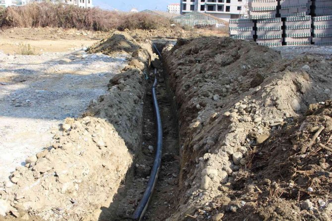 Gazipaşa’da Altyapı Çalışması