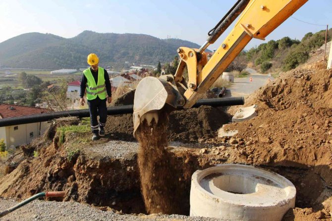 Gazipaşa’da Altyapı Çalışması