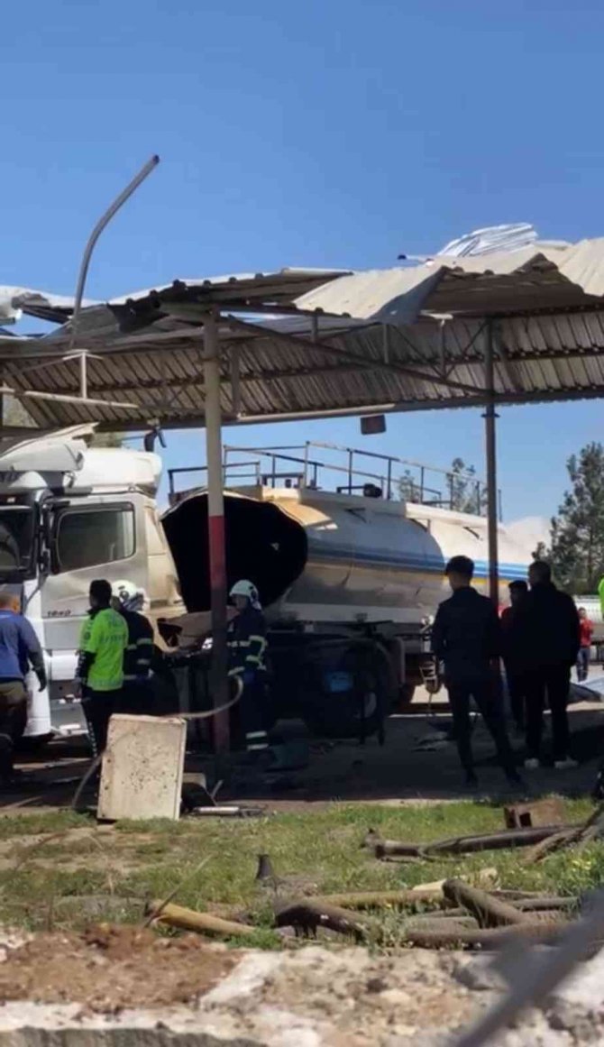 Batman’da Tankerde Gaz Sıkışması Sonucu Patlama: 1 Yaralı
