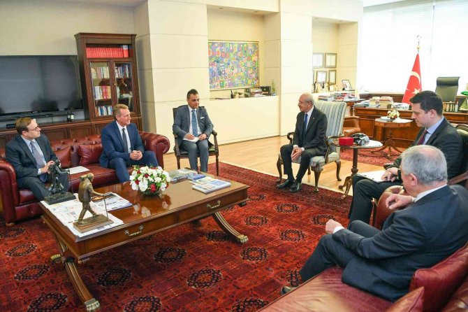 Chp Genel Başkanı Kılıçdaroğlu, Abd Büyükelçisi Flake İle Görüştü