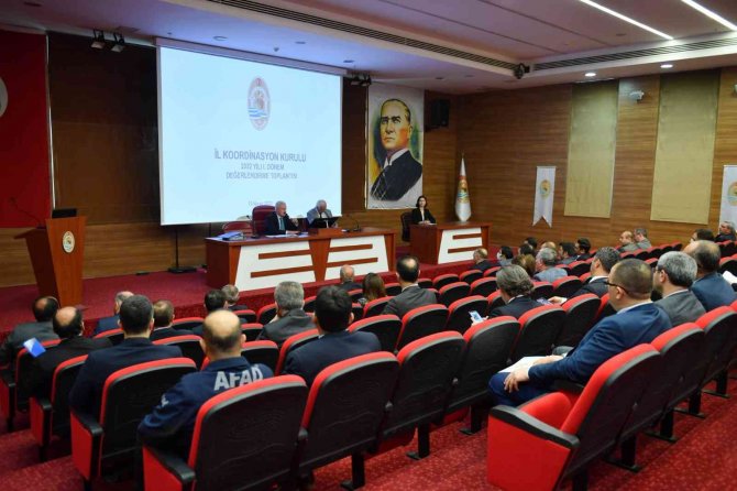 Denizli’de İ̇l Koordinasyon Kurulu Toplantısı Yapıldı