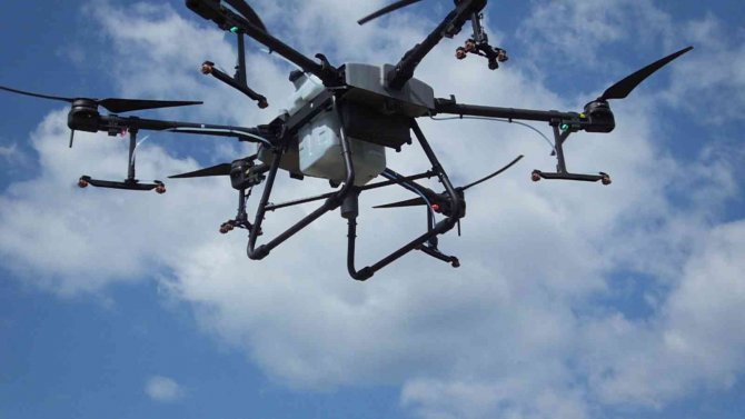 Balıkesir’de Zeytin İlaçlamasında Dron Kullanılmaya Başlandı