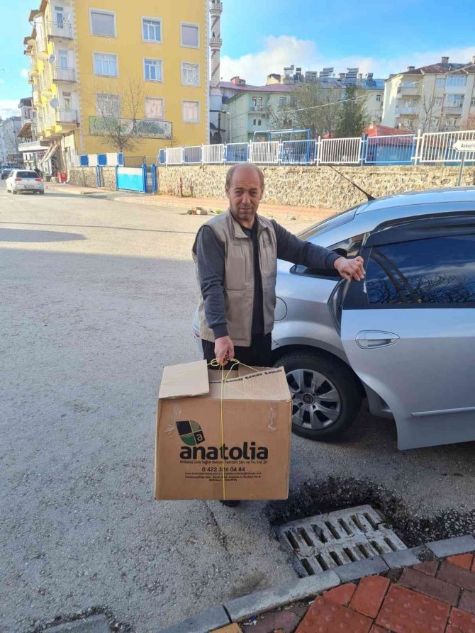 Elazığ’da Yaralı Akbaba Tedavi Altına Alındı