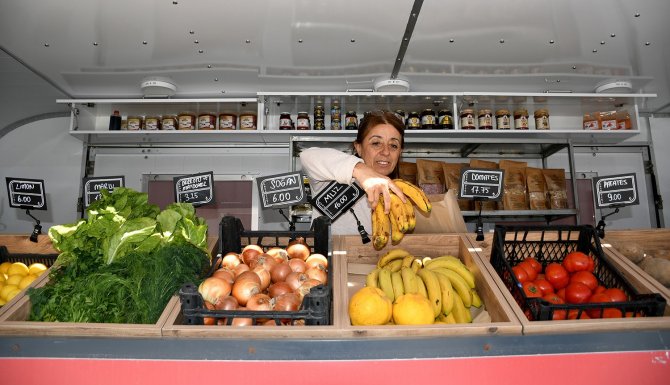 Halk Adamarket Karavanı Hizmete Girdi