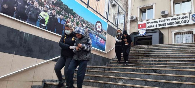 İ̇stanbul’da Turistleri Hedef Alan Hırsızlar Kamerada